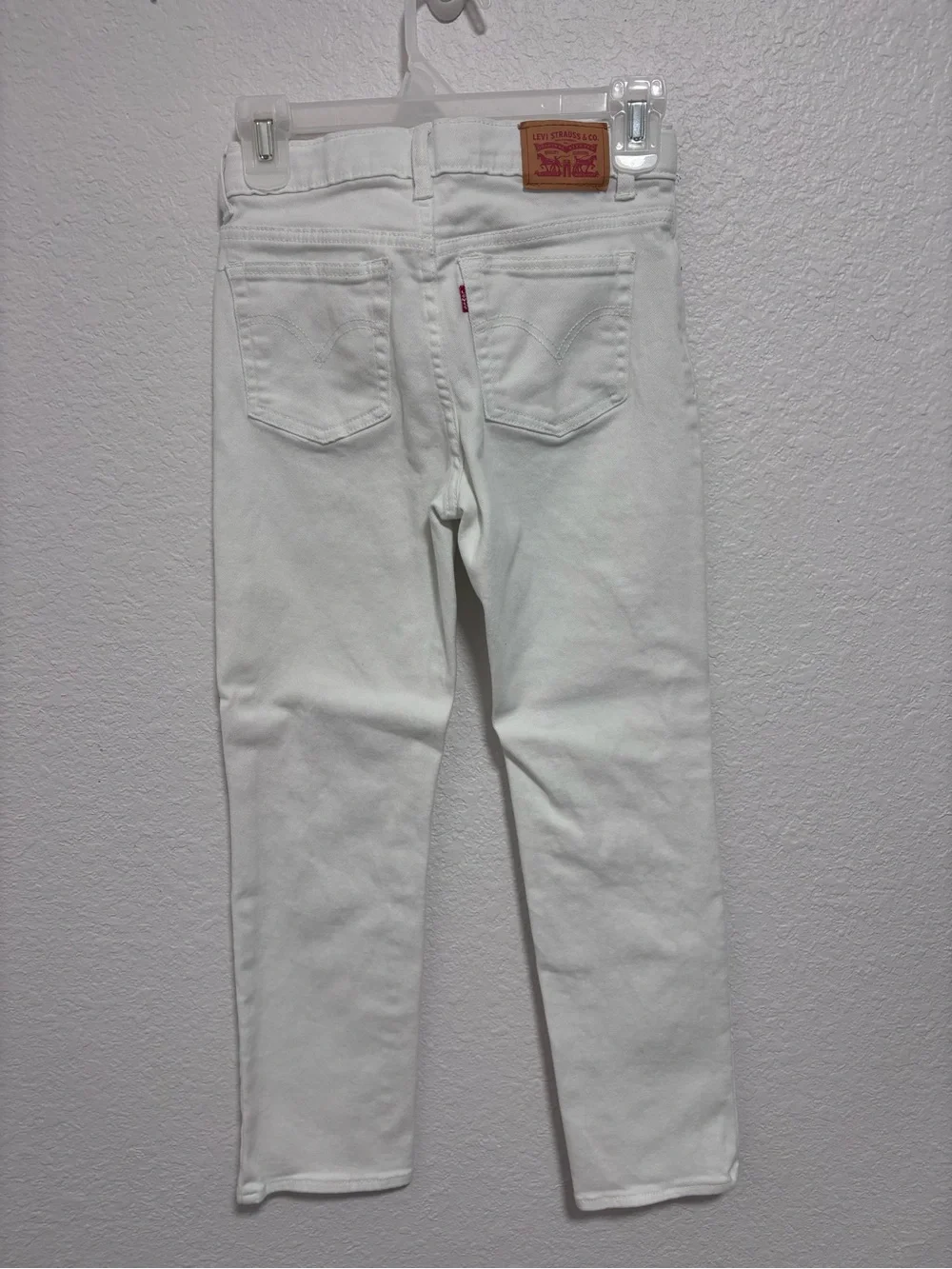 Levi's White High-Rise Slim Jeans